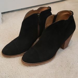 Susina- Ankle Boots- Black Suede